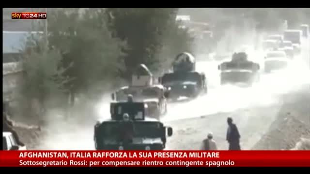 Afghanistan, Italia mantiene e incrementa il contingente 
