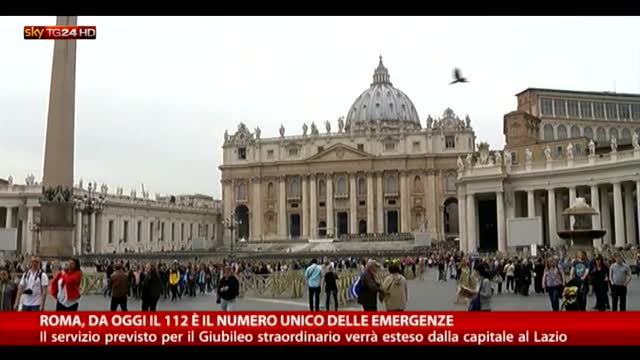 Roma, da oggi il 112 è il numero unico delle emergenze