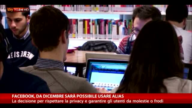 Facebook, da dicembre si potranno usare alias