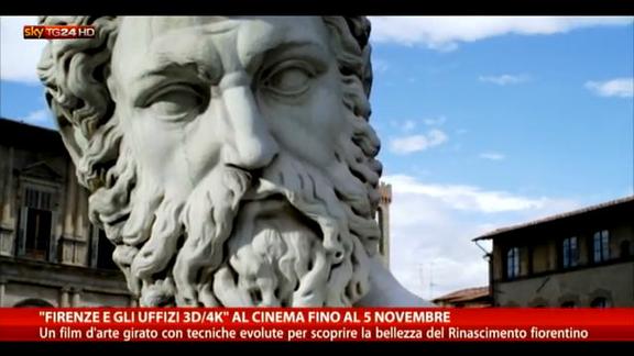 "Firenze e gli Uffizi 3D/4K" al cinema fino al 5 novembre