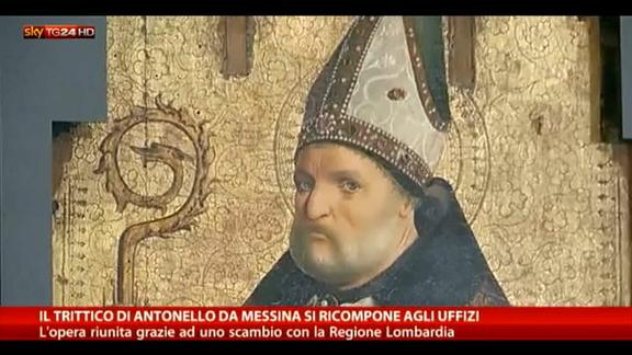 Il trittico di Antonello da Messina ricomposto agli Uffizi