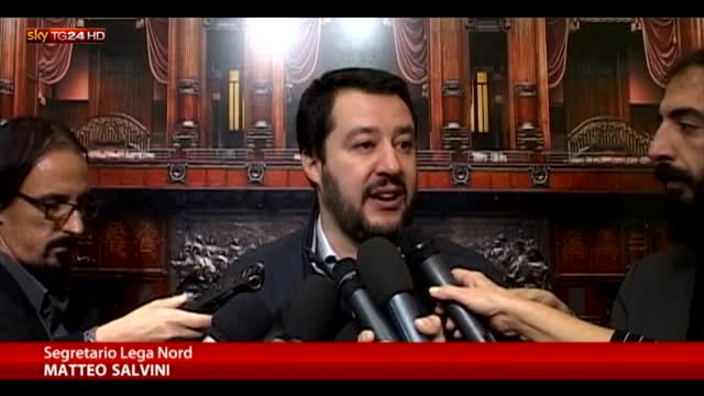 Stabilità, Salvini: "Renzi la smetta di fare il fenomeno"