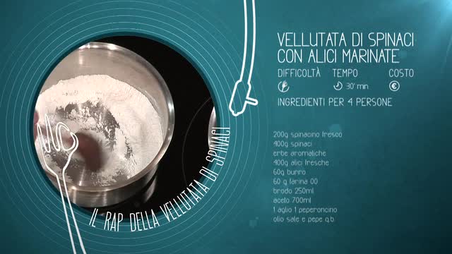 Alessandro Borghese Kitchen Sound - Vellutata di spinaci