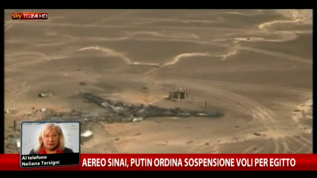 Aereo Sinai, Putin ordina sospensione voli per Egitto