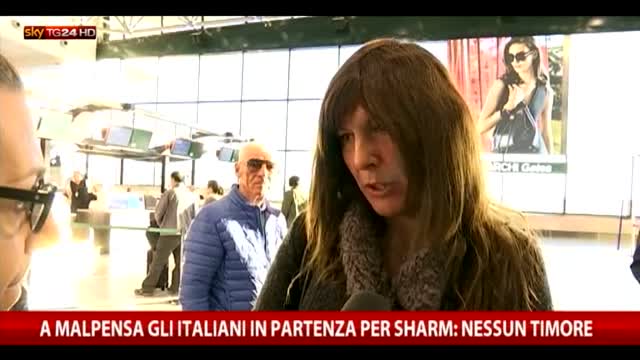 A Malpensa gli italiani in partenza per Sharm: nessun timore