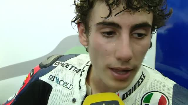 Moto3 Valencia, Antonelli "Sono caduto, chiedo scusa"