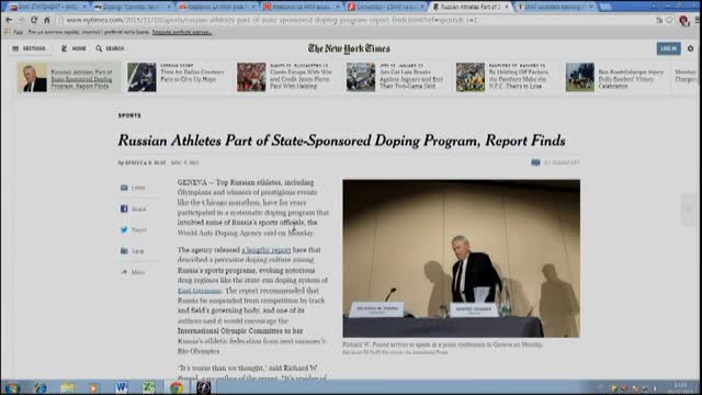 La Russia dell'atletica accusata di doping, Rio a rischio