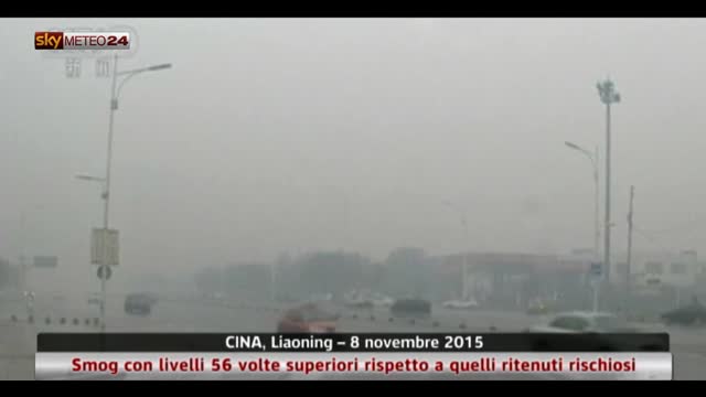 Nube di smog devastante in Cina