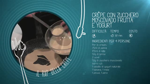 Alessandro Borghese Kitchen Sound –Crêpe   e yogurt rap