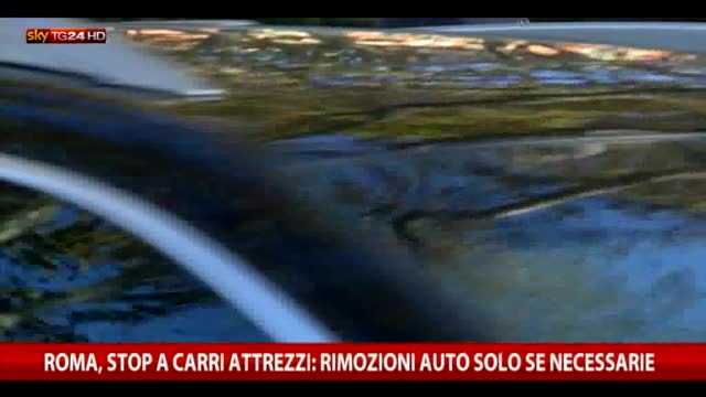 Roma, vigili sul piede di guerra per stop a rimozione auto