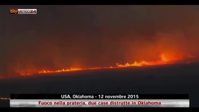 Incendio in Oklahoma