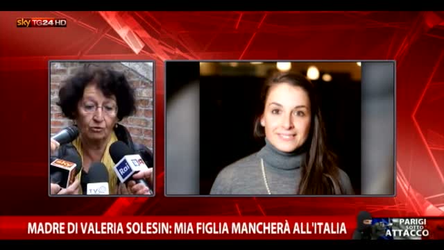 Madre Valeria Solesin: mia figlia mancherà all'Italia