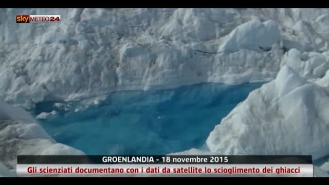 Scioglimento dei ghiacci in Groenlandia