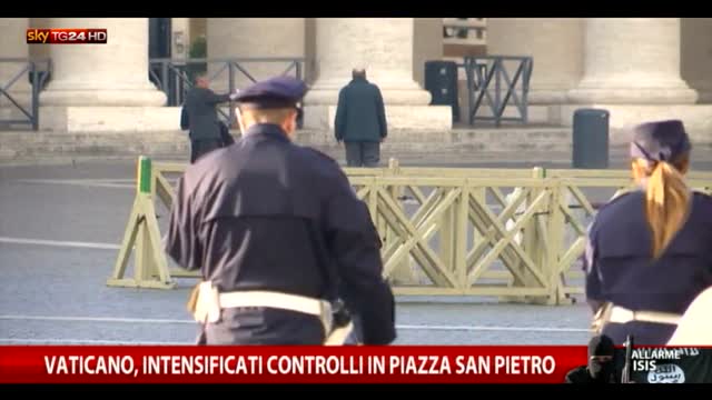 Vaticano, intensificati controlli in Piazza San Pietro