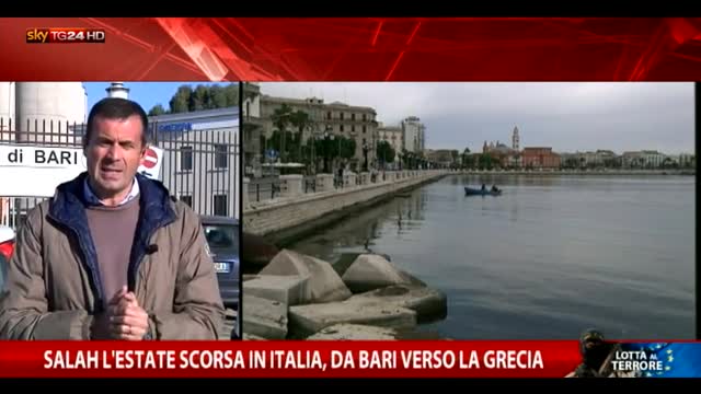 Parigi, Salah l'anno scorso in Italia, da Bari verso Grecia