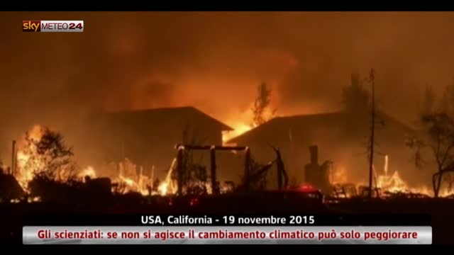 In California nel 2015 incendi devastanti