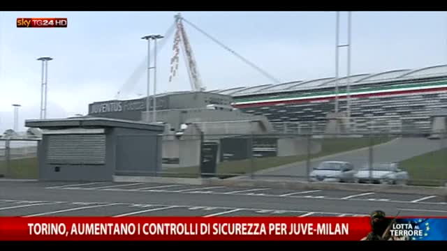 Torino, aumentano i controlli di sicurezza per Juve-Milan