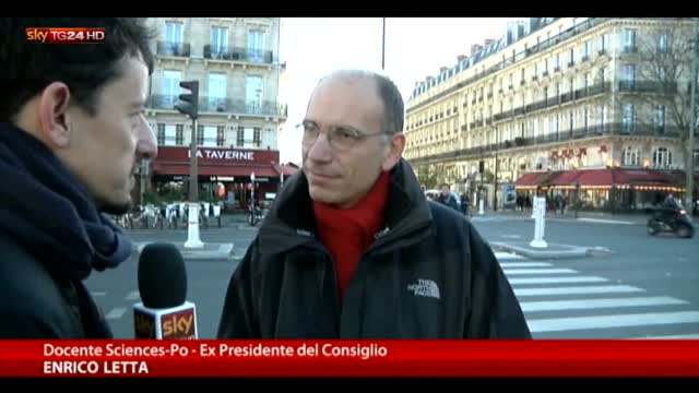 Letta a Sky TG24: "Parigi attaccata in quanto Europa"