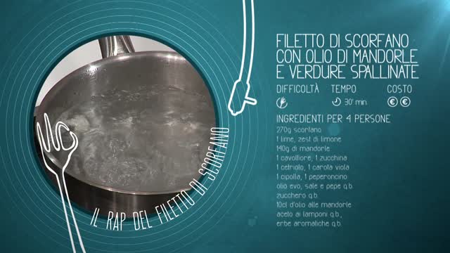 Alessandro Borghese Kitchen Sound -Filetto di scorfano rap