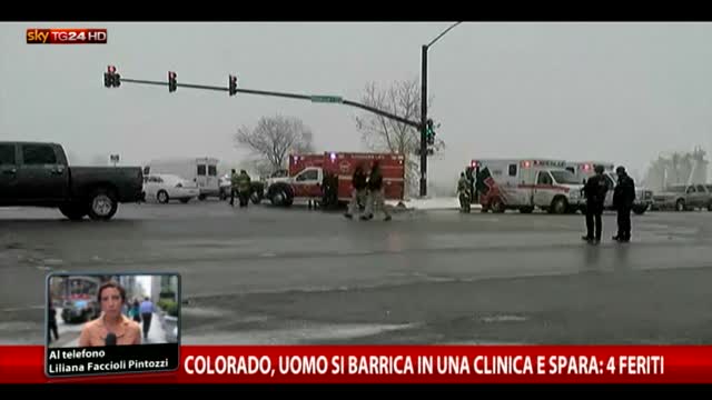Colorado, uomo si barrica in una clinica e spara