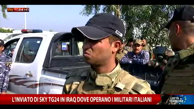 Iraq, l'inviato Sky TG24 dove operano i militari italiani 