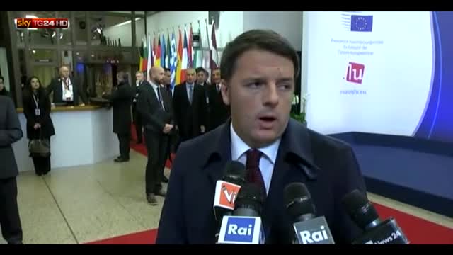 Renzi: se l’Europa si chiude in casa, vince il terrore