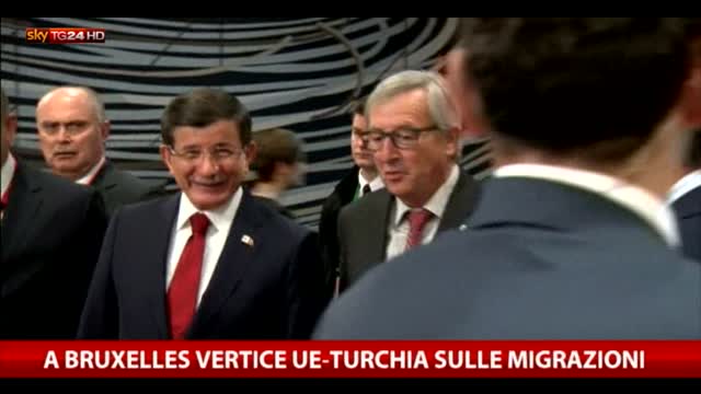 A Bruxelles vertice Ue-Turchia sull’emergenza migranti