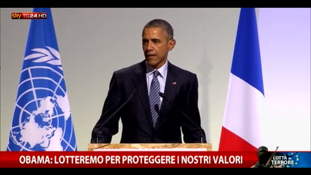 Terrorismo, Obama: "Lotteremo per proteggere nostri valori"
