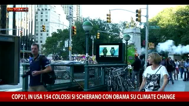 Cop21, 154 colossi si schierano con Obama su Climate Change