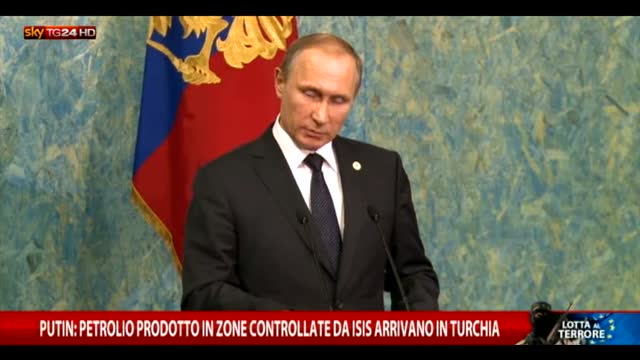 Putin: jet abbattuto per difendere affari Turchia con Isis