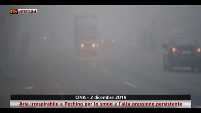 Smog in Cina, aria irrespirabile