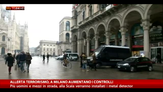 Allarme terrorismo, a Milano aumentano i controlli 
