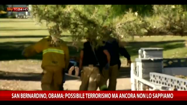 Strage di San Bernardino, Obama non esclude il terrorismo