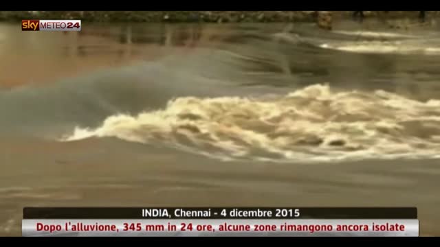 Emergenza alluvione in India