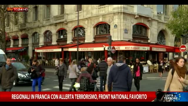 Francia, regionali con allerta terrorismo. FN favorito