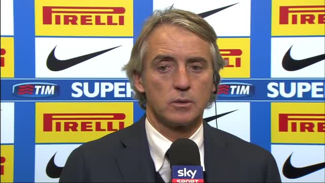 Mancini: "Fortuna dell'Inter è avere tanti giocatori bravi"