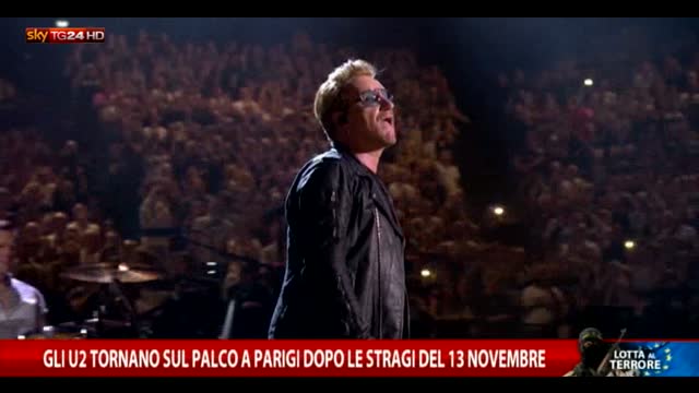 "Questa sera siamo tutti parigini", gli U2 in concerto