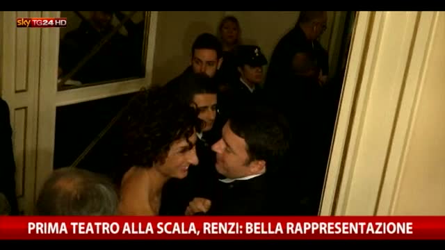 Prima della Scala a Milano, Renzi: “Opera molto bella”