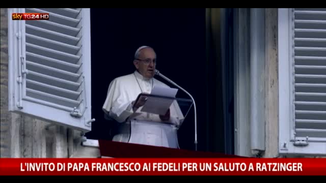 L’invito del Papa ai fedeli per un saluto a Ratzinger 