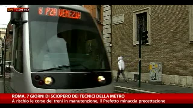 Roma, sciopero 7 giorni manutentori metro: corse a rischio