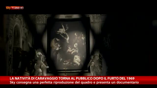 La Natività di Caravaggio torna al pubblico dopo il furto