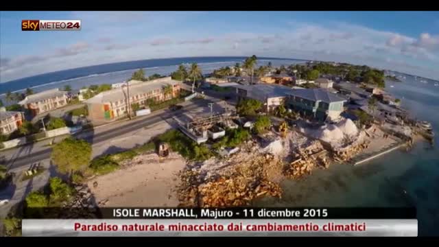Cambiamenti climatici in atto alle isole Marshall