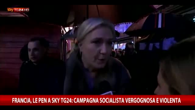 Le Pen a Sky TG24:  Salvini giusto, Renzi incoerente