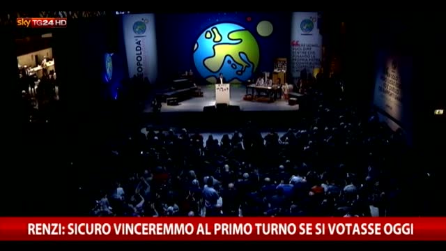 Renzi: se si votasse oggi vinceremmo al primo turno