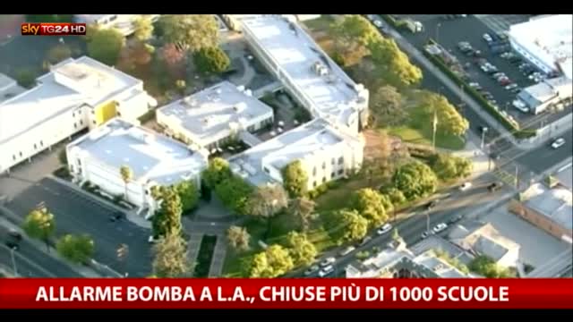 Allarme bomba a L.A., chiuse più di 1000 scuole