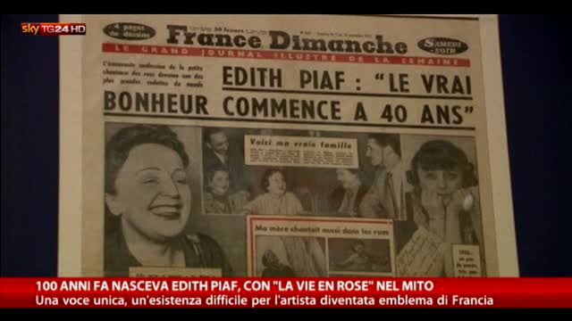 100 anni fa nasceva Edith Piaf