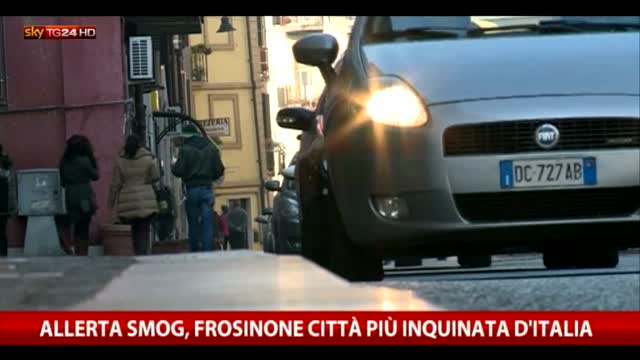 Frosinone, per Legambiente è la città più inquinata d'Italia