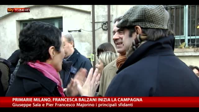 Primarie Milano, Francesca Balzani dà il via alla campagna