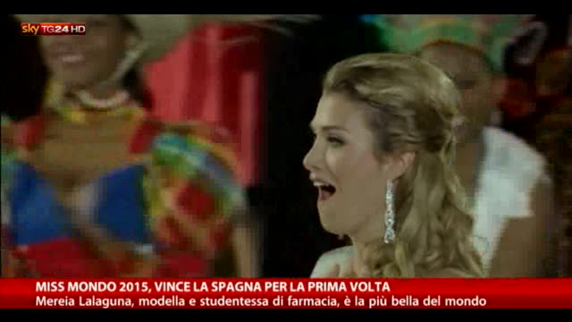 Miss Mondo 2015, vince la Spagna per la prima volta