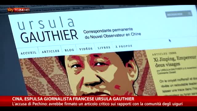 Cina, espulsa giornalista francese